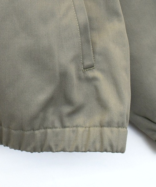 Healthknit Product(ヘルスニットプロダクト)の「別注【Healthknit Product】T/C twill blouson/ロゴ刺繍 ツイル ブルゾン/ハリントンジャケット(ブルゾン・メンズ・ブラック/カーキ/ネイビー・M/L/XL)」の11枚目の写真