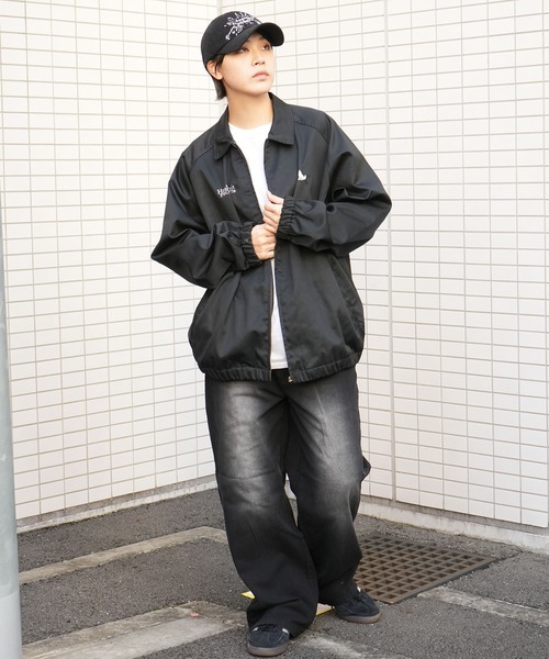セール】別注【Healthknit Product】T/C twill blouson/ロゴ刺繍