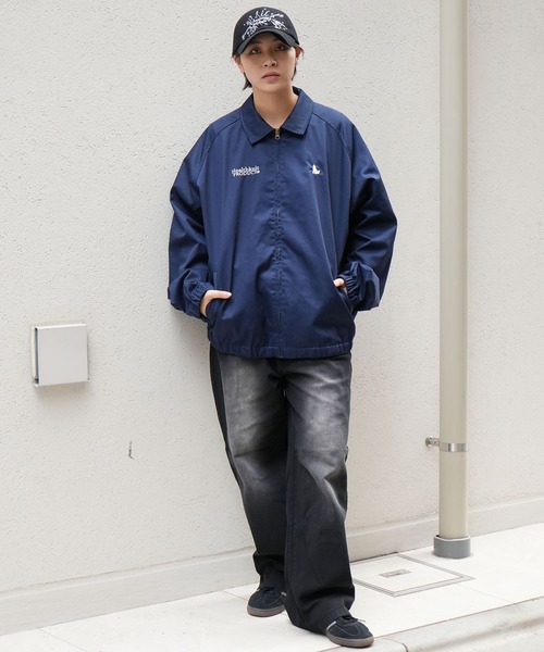 セール】別注【Healthknit Product】T/C twill blouson/ロゴ刺繍
