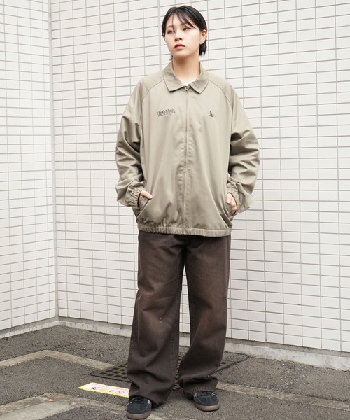 セール】別注【Healthknit Product】T/C twill blouson/ロゴ刺繍