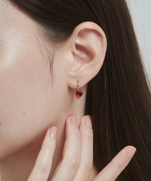 ciite' surgical stainless(シーテサージカルステンレス)の「【 金属アレルギー対応 】 カラービジューピアス サージカルステンレス (両耳用)(ピアス(両耳用)・レディース・イエロー/クリア/ピンク/レッド・FREE)」の22枚目の写真