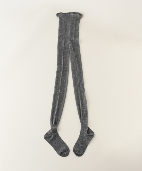 Spick & Span(スピックアンドスパン)の「MARCOMONDE / マルコモンド sheer glitter tights 200K/GL-T(タイツ/ストッキング・レディース・ブラック/ライトグレー・FREE)」の4枚目の写真
