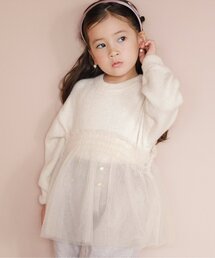 もちふわチュールセーター