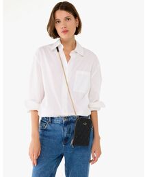 キャリー ノース サウス ジップ フォン クロスボディ