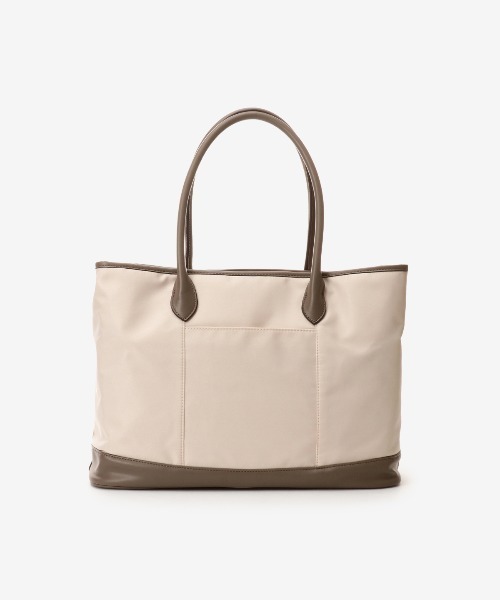 & chouette(アンドシュエット)の「《mama & chouette》トートバッグ(トートバッグ・レディース・オフホワイト/グレイッシュベージュ・FREE)」の5枚目の写真