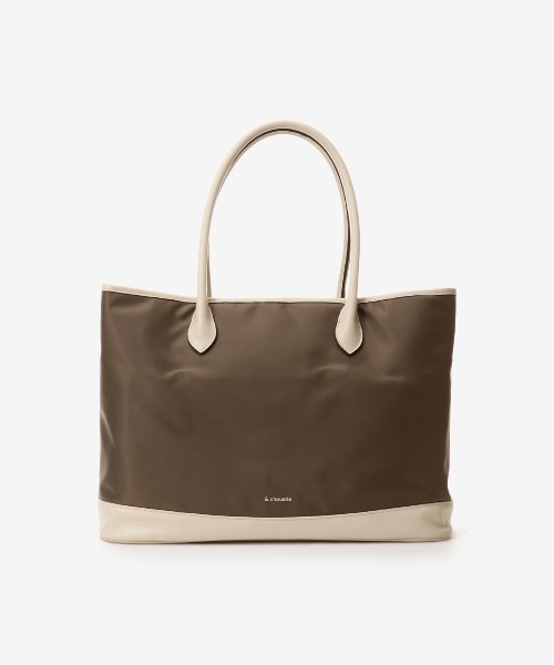 & chouette(アンドシュエット)の「《mama & chouette》トートバッグ(トートバッグ・レディース・オフホワイト/グレイッシュベージュ・FREE)」の10枚目の写真