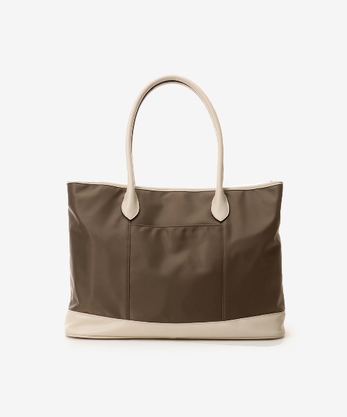 & chouette(アンドシュエット)の「《mama & chouette》トートバッグ(トートバッグ・レディース・オフホワイト/グレイッシュベージュ・FREE)」の12枚目の写真