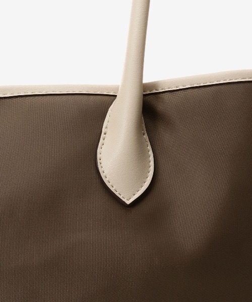 & chouette(アンドシュエット)の「《mama & chouette》トートバッグ(トートバッグ・レディース・オフホワイト/グレイッシュベージュ・FREE)」の16枚目の写真