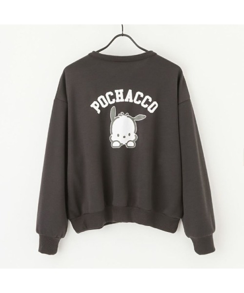 sanrio(サンリオ)の「Sanrio characters サンリオキャラクターズ ポチャッコ カーディガン(カーディガン/ボレロ・レディース・スミクロ/ベージュ/オートミール・フリー)」の4枚目の写真