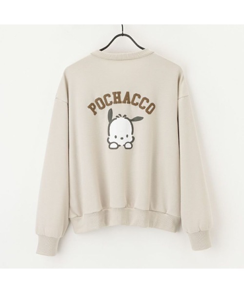 sanrio(サンリオ)の「Sanrio characters サンリオキャラクターズ ポチャッコ カーディガン(カーディガン/ボレロ・レディース・スミクロ/ベージュ/オートミール・フリー)」の10枚目の写真