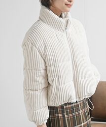 rps（アールピーエス）の「ワイドコール中綿スタンドジャケット（ダウンジャケット/コート）」