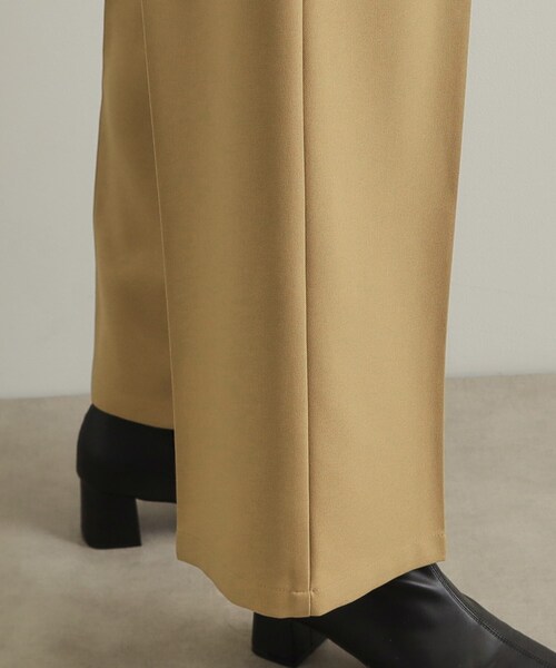 OPAQUE.CLIP（オペークドットクリップ）の「◆《美人百花掲載》サイドベルトワイドパンツ【洗濯機洗い可】（その他パンツ・レディース・ブラック/キャメル・38/40/42）」の5枚目の写真