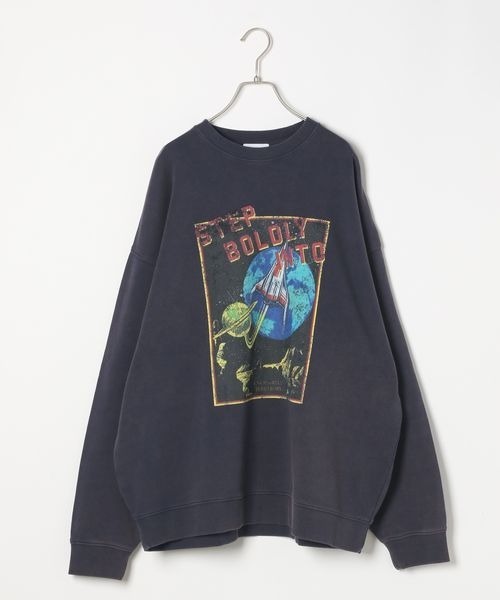 《UNISEX》スペースピグメントスウェット（スウェット）｜PBLIM（ページボーイリム）