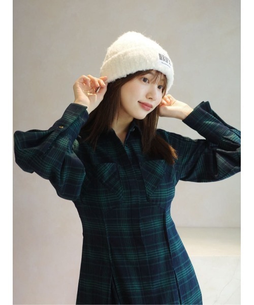 Herlipto HLT Boucle Knit Cap ニット帽 Her lip to（ハーリップトゥー）の「HLT Boucle Knit Cap