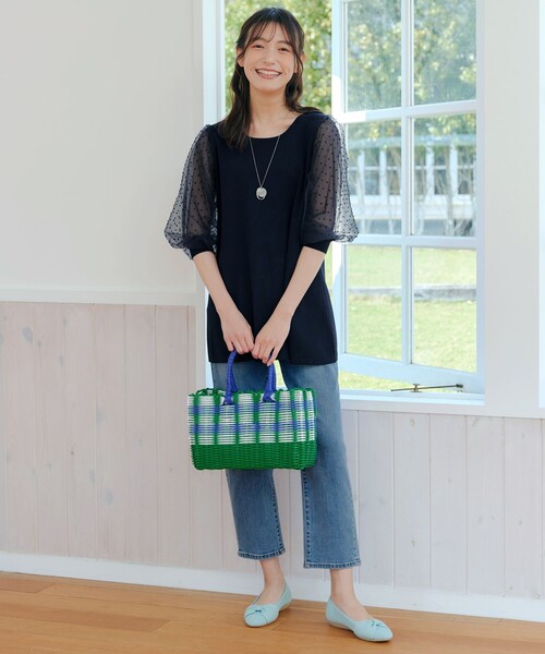 Tiaclasse(ティアクラッセ)の「ストレッチストレートデニム(デニムパンツ・レディース・ブルー/ネイビー・XXL/XL)」の17枚目の写真