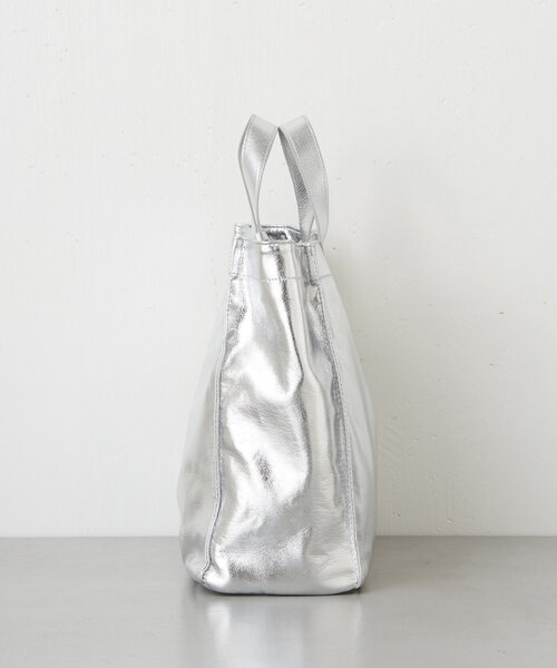 Jena espace merveilleux（ジェナ　エスパスメルヴェイユ）の「ソフトショッパーバッグ（トートバッグ・レディース・シルバー/ライトグレー・FREE）」の7枚目の写真