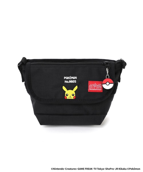 Manhattan Portage(マンハッタンポーテージ)の「Nylon Messenger Bag for Kids Pokemon Pikachu(メッセンジャーバッグ・キッズ・ブラック・XX-SMALL)」の3枚目の写真