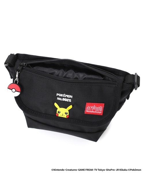 Manhattan Portage(マンハッタンポーテージ)の「Nylon Messenger Bag for Kids Pokemon Pikachu(メッセンジャーバッグ・キッズ・ブラック・XX-SMALL)」の8枚目の写真