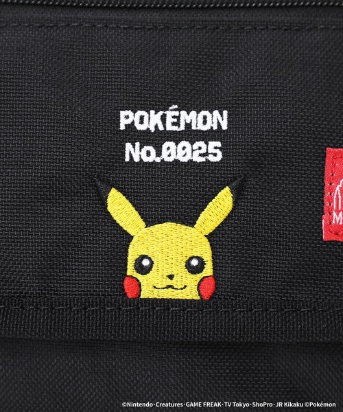 Manhattan Portage(マンハッタンポーテージ)の「Nylon Messenger Bag for Kids Pokemon Pikachu(メッセンジャーバッグ・キッズ・ブラック・XX-SMALL)」の11枚目の写真