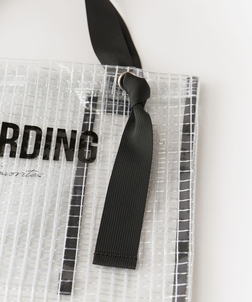 OUTDOOR PRODUCTS（アウトドアプロダクツ）の「OUTDOOR PRODUCTS/アウトドアプロダクツ OUTDOOR Graphic Vinyl Tote トートバッグ（トートバッグ・レディース・ブラック/ホワイト・FREE）」の8枚目の写真