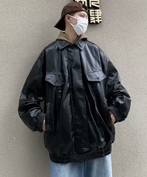 《フェイクレザー/PUジャケット