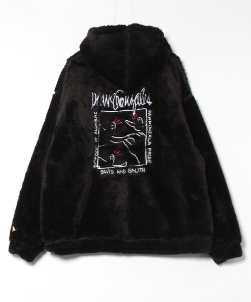 (What it isNt)ART BY MARKGONZALES(ワットイットイズント)の「WIT ボアパーカー(その他アウター・メンズ・ホワイト/ブラック・XL/L/M)」の15枚目の写真