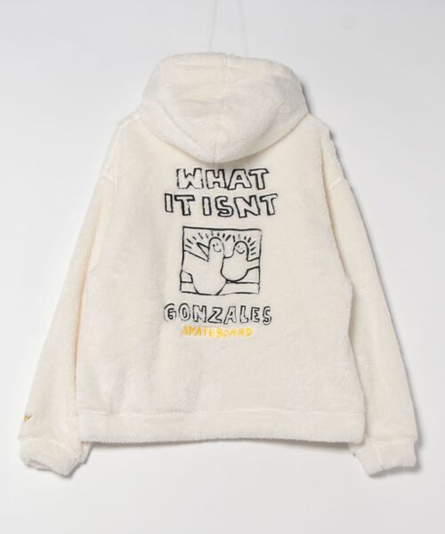 (What it isNt)ART BY MARKGONZALES(ワットイットイズント)の「WIT ボアパーカー(その他アウター・メンズ・ホワイト/ブラック・XL/L/M)」の17枚目の写真