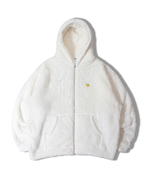 (What it isNt)ART BY MARKGONZALES(ワットイットイズント)の「WIT ボアパーカー(その他アウター・メンズ・ホワイト/ブラック・XL/L/M)」の4枚目の写真