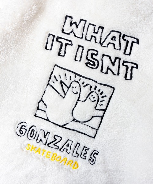 (What it isNt)ART BY MARKGONZALES(ワットイットイズント)の「WIT ボアパーカー(その他アウター・メンズ・ホワイト/ブラック・XL/L/M)」の13枚目の写真