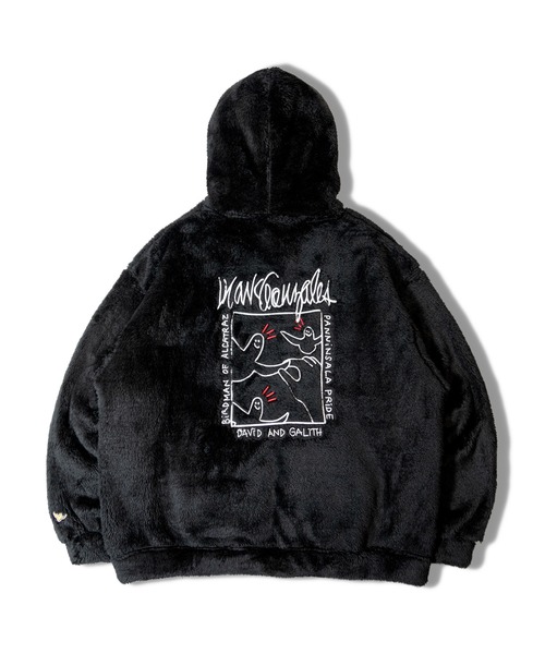 (What it isNt)ART BY MARKGONZALES(ワットイットイズント)の「WIT ボアパーカー(その他アウター・メンズ・ホワイト/ブラック・XL/L/M)」の11枚目の写真