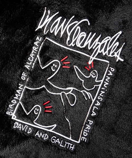 (What it isNt)ART BY MARKGONZALES(ワットイットイズント)の「WIT ボアパーカー(その他アウター・メンズ・ホワイト/ブラック・XL/L/M)」の5枚目の写真