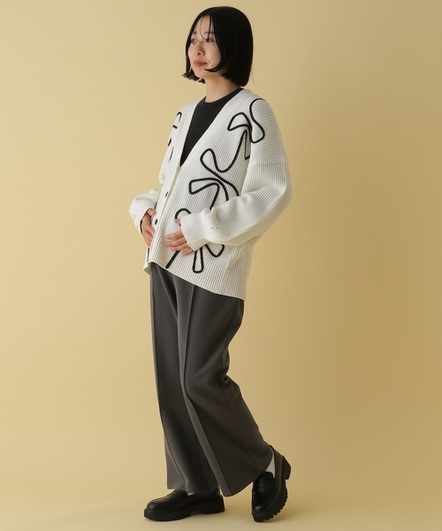 セール】【産前・産後対応】マタニティ／7ゲージコード刺繍