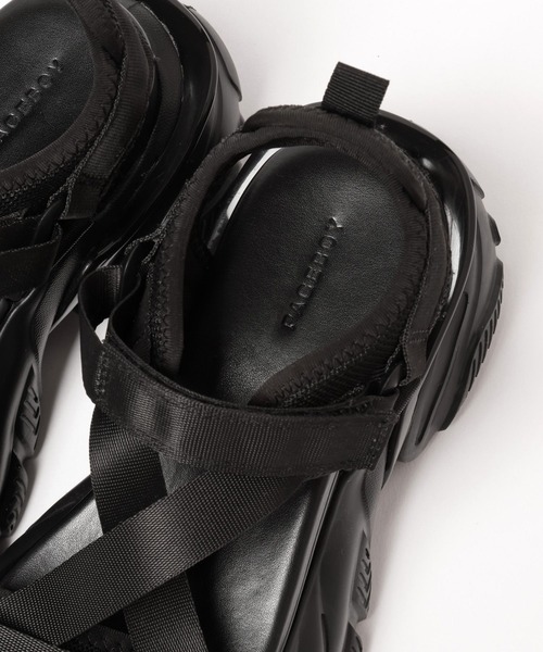 PAGEBOY（ページボーイ）の「ダッドコンビスポサン（サンダル・レディース・ブラック/グレー/オフホワイト・MEDIUM/SMALL/LARGE）」の12枚目の写真