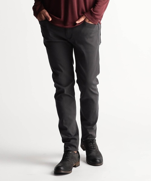 NICOLE CLUB FOR MEN（ニコルクラブフォーメン）の「コーティングヘリンボン５ポケットパンツ（その他パンツ・メンズ・ブラック系/ホワイト系/ネイビー系・SMALL/MEDIUM/LARGE/X-LARGE）」の2枚目の写真