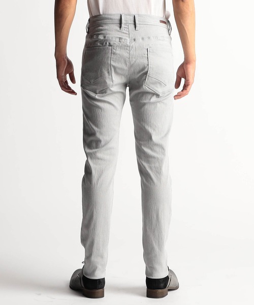 NICOLE CLUB FOR MEN（ニコルクラブフォーメン）の「コーティングヘリンボン５ポケットパンツ（その他パンツ・メンズ・ブラック系/ホワイト系/ネイビー系・SMALL/MEDIUM/LARGE/X-LARGE）」の7枚目の写真