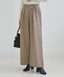 DAY CLOSET | レディース 2WAYクロス風エフォートレスタックパンツ(スラックス)