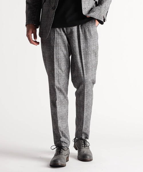 NICOLE CLUB FOR MEN（ニコルクラブフォーメン）の「ブライトシャンブレー イージースラックス（その他パンツ・メンズ・グレー系/ブラック/ネイビー・SMALL/X-LARGE/LARGE/MEDIUM）」の3枚目の写真