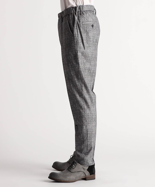 NICOLE CLUB FOR MEN（ニコルクラブフォーメン）の「ブライトシャンブレー イージースラックス（その他パンツ・メンズ・グレー系/ブラック/ネイビー・SMALL/X-LARGE/LARGE/MEDIUM）」の8枚目の写真