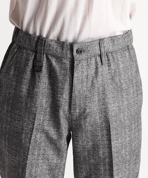 NICOLE CLUB FOR MEN（ニコルクラブフォーメン）の「ブライトシャンブレー イージースラックス（その他パンツ・メンズ・グレー系/ブラック/ネイビー・SMALL/X-LARGE/LARGE/MEDIUM）」の9枚目の写真