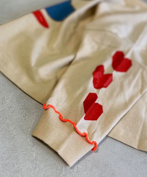 MARKEY'S（マーキーズ）の「ソデリブビックロンT（Tシャツ/カットソー・キッズ・オフホワイト/イエロー/アイボリー/グレー・100/120/110/90/140/130）」の20枚目の写真