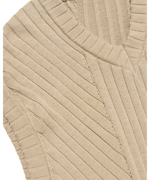 SOPHNET.（ソフネット）の「KNIT VEST（ニット/セーター・メンズ・ライトブルー/ブラック/ベージュ・X-LARGE/LARGE/MEDIUM/SMALL）」の4枚目の写真
