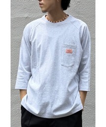 BIG MIKE（ビッグマイク）の「BIG MIKE ビックマイク ヘビーウエイト サングラスポケット クォータースリーブ袖Tシャツ /// 102518740 102538740（Tシャツ/カットソー）」