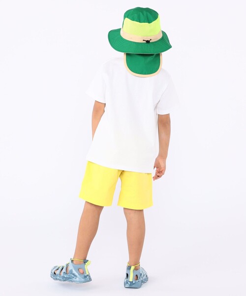 SHIPS(シップス)の「SHIPS KIDS:〈UVカット/撥水/吸水速乾〉サファリ ハット(キャップ・キッズ・ブルー/ライラック/グリーン・SMALL/LARGE/MEDIUM/X-LARGE)」の7枚目の写真