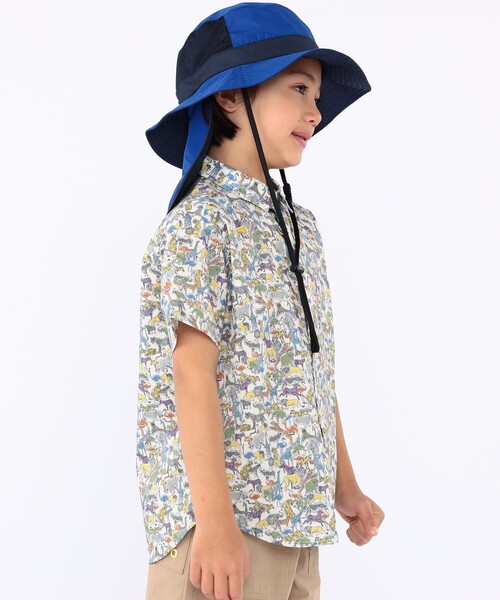 SHIPS(シップス)の「SHIPS KIDS:〈UVカット/撥水/吸水速乾〉サファリ ハット(キャップ・キッズ・ブルー/ライラック/グリーン・SMALL/LARGE/MEDIUM/X-LARGE)」の15枚目の写真