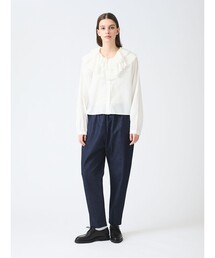 mizuiro ind ハイウエストストレッチデニムパンツ