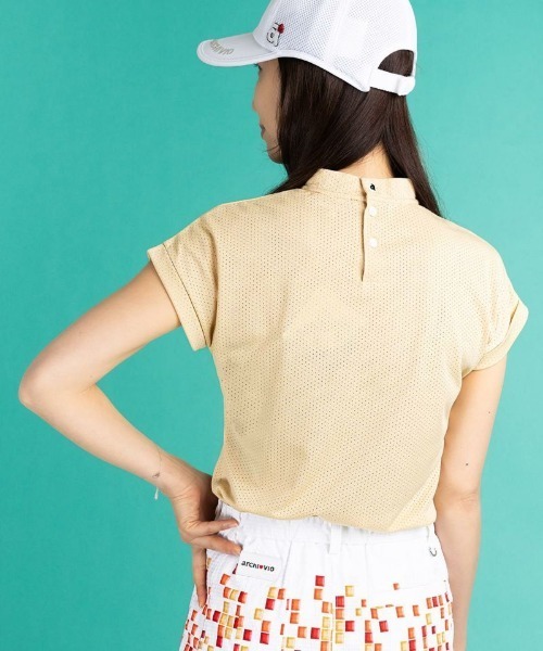 archivio(アルチビオ)の「通気撥水メッシュプルオーバー(Tシャツ/カットソー・レディース・ブラック/ライトブルー/ベージュ/ホワイト・S/M/L)」の19枚目の写真