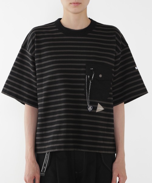 and wander アンドワンダー オーシバルH/S T バスクシャツ 新品】and wander アンドワンダー オーシバルH/S T - メルカリ