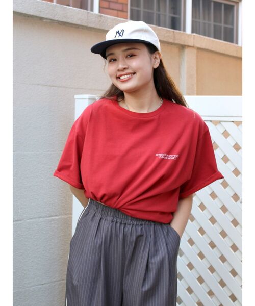 Ungrid(アングリッド)の「カープリントロゴTee(Tシャツ/カットソー・レディース・オフホワイト/チャコールグレー/レッド・FREE)」の20枚目の写真