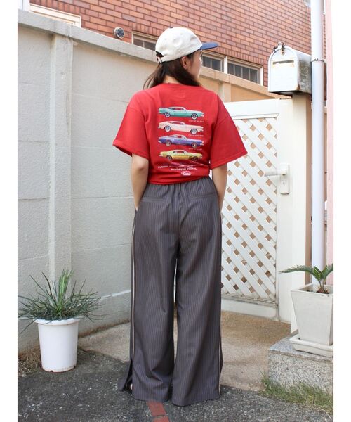 Ungrid(アングリッド)の「カープリントロゴTee(Tシャツ/カットソー・レディース・オフホワイト/チャコールグレー/レッド・FREE)」の17枚目の写真