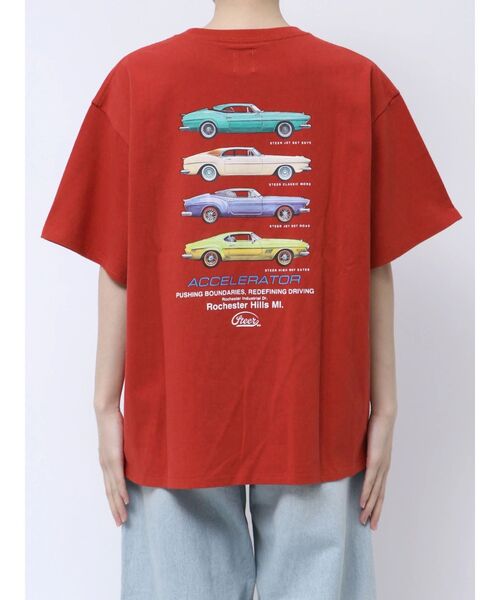 Ungrid(アングリッド)の「カープリントロゴTee(Tシャツ/カットソー・レディース・オフホワイト/チャコールグレー/レッド・FREE)」の8枚目の写真